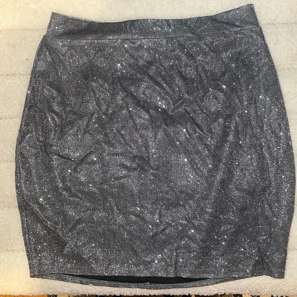 Sparkly mini skirt